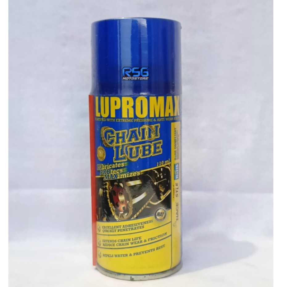 PELUMAS RANTAI LUPROMAX CHAIN LUBE OIL SPRAY 110 ML