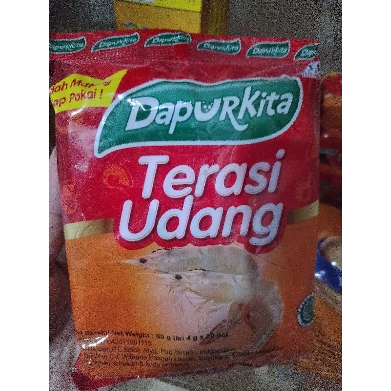 

Terasi udang dapur kita