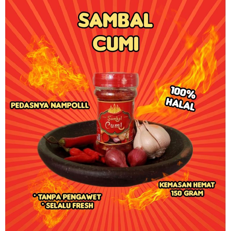 

Sambal cumi pedas , 150 gram