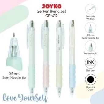 

Gel Pen Pulpen Joyko GP-412 Love Yourself (12pcs)
