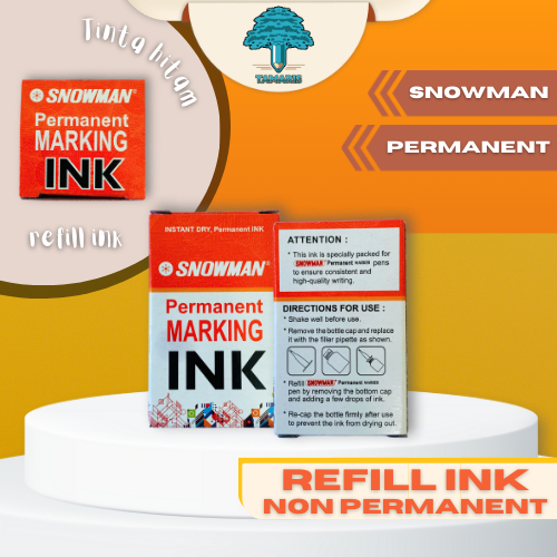 

Tinta Permanen + Tinta non Permanen untuk Spidol Permanen dan non-Permanen
