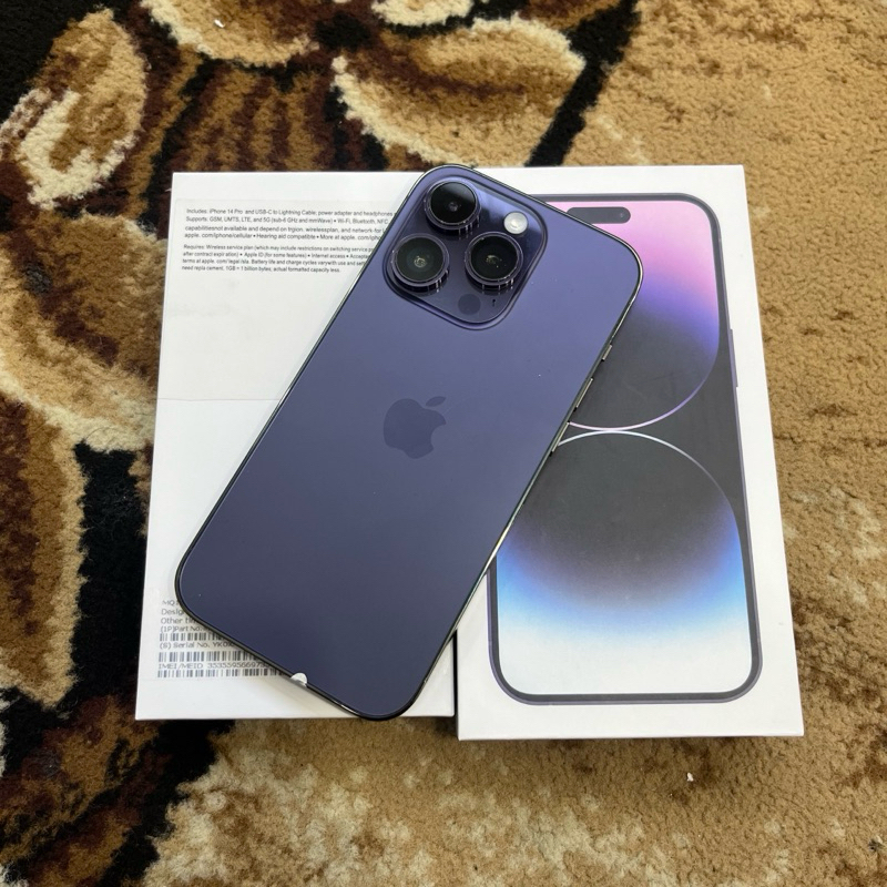 iphone 14pro 256 terdaftar cukai resmi