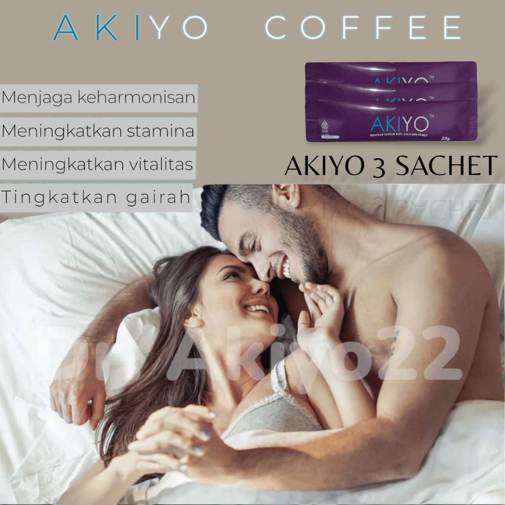

Akiyo Coffee Original 100% 3 Sachet - Kopi penunjang tenaga pria & wanita BPOM