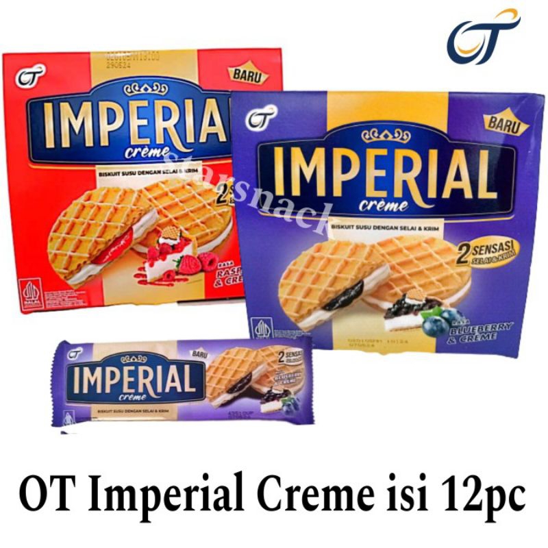 

IMPERIAL CREME BISKUIT DENGAN SELAI DAN KRIM NETTO 10+1PCS X 27 GR