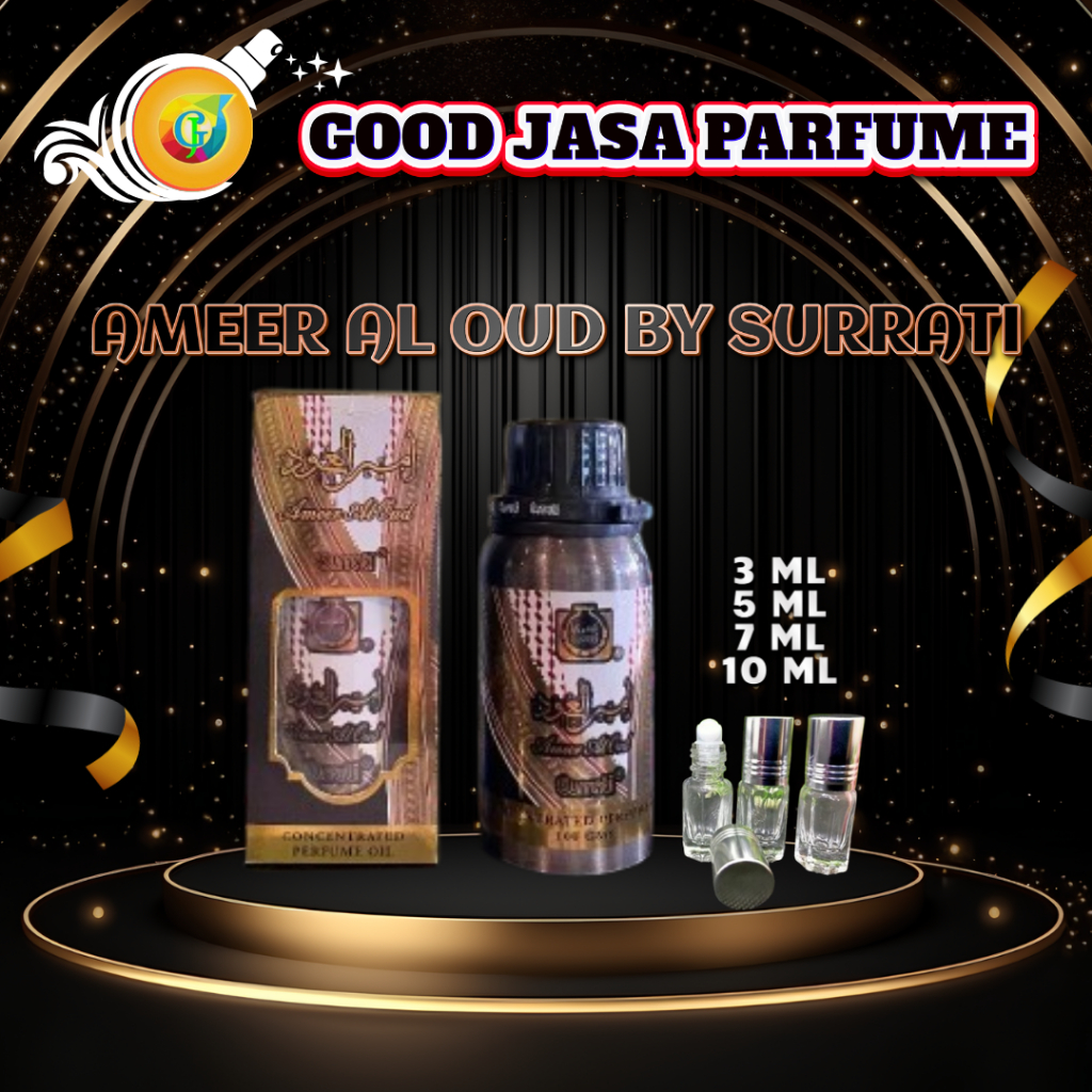 Parfume Ameer Al Oud by SURRATI 3ml Botol Roll On Tanpa Campuran