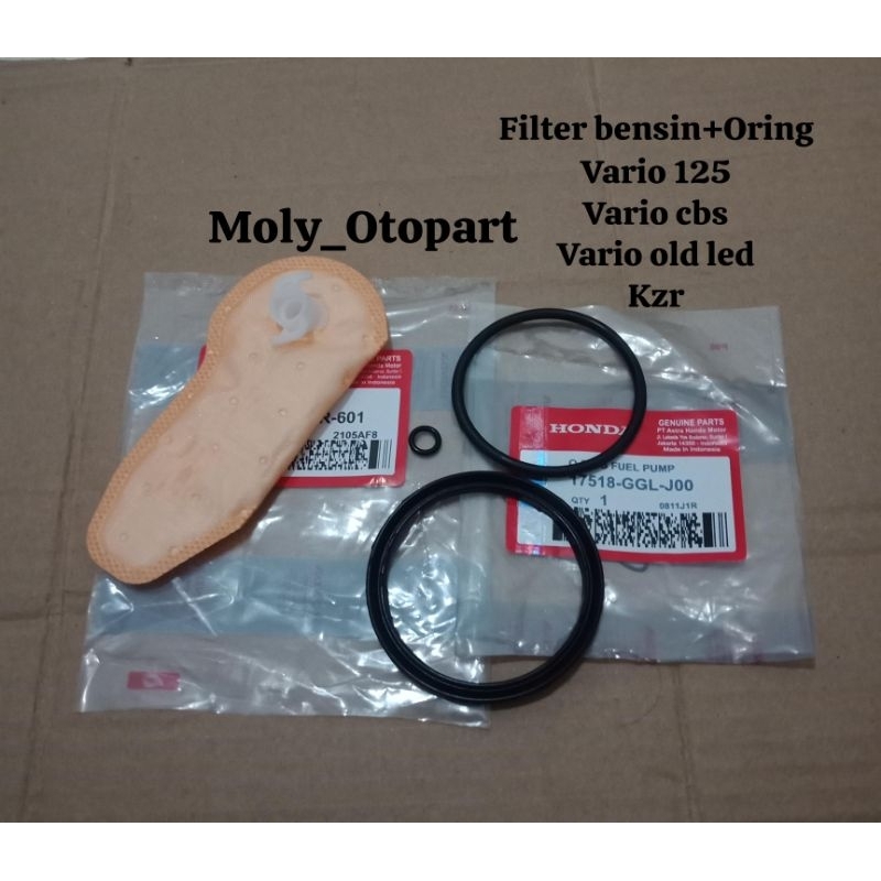 Pempes fuel pump Filter fuel pump injeksi plus Oring Fuelpump Vario 125 Vario CBS Vario old LED KZR
