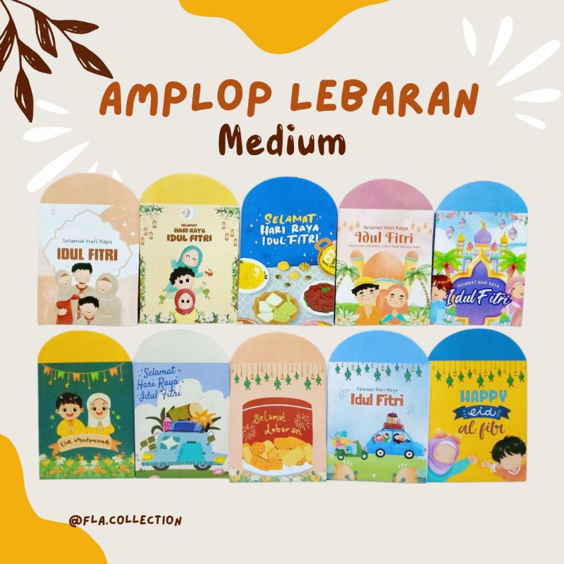 

PAKET AMPLOP LEBARAN MEDIUM 50PCS & 100PCS