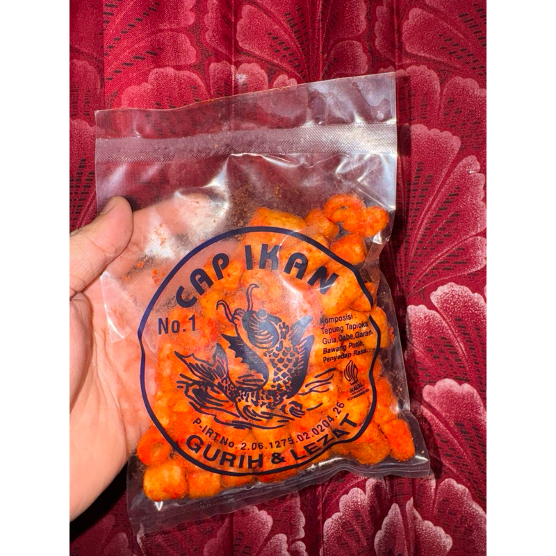 

Snack Pedas Cap Ikan Varian Orong Orong Balado 80Gr