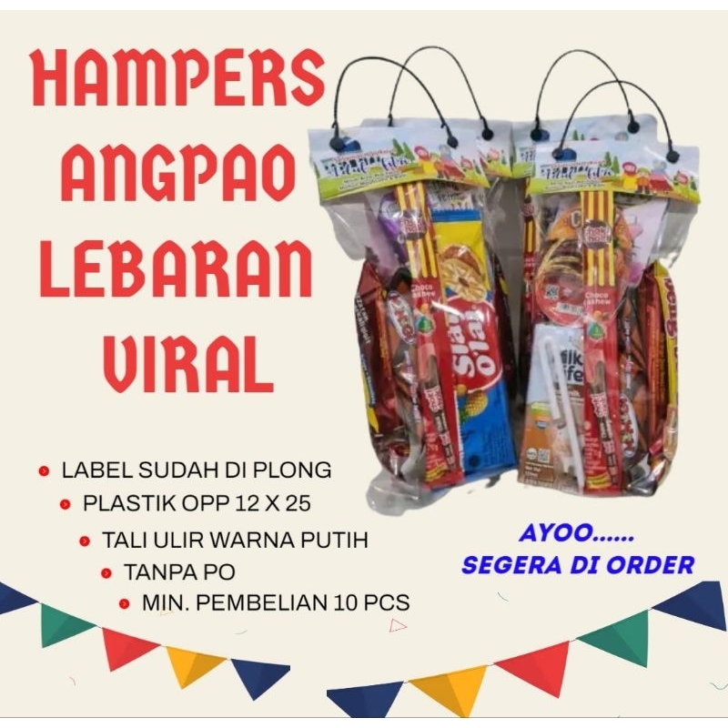 

(HARGA 1 PCS)Tas snack HARI RAYA/LABEL PLASTIK SNACK LEBARAN/plastik snack ULANG TAHUN