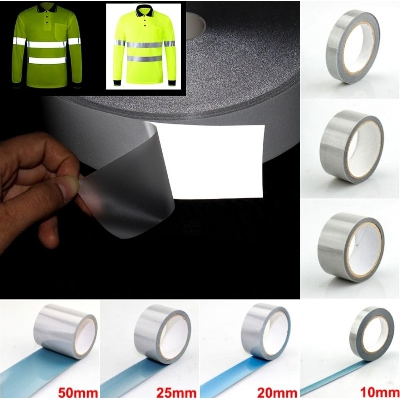 

Sticker Jaket Pakaian Heat Press 50mmx1M - TXWT - Silver