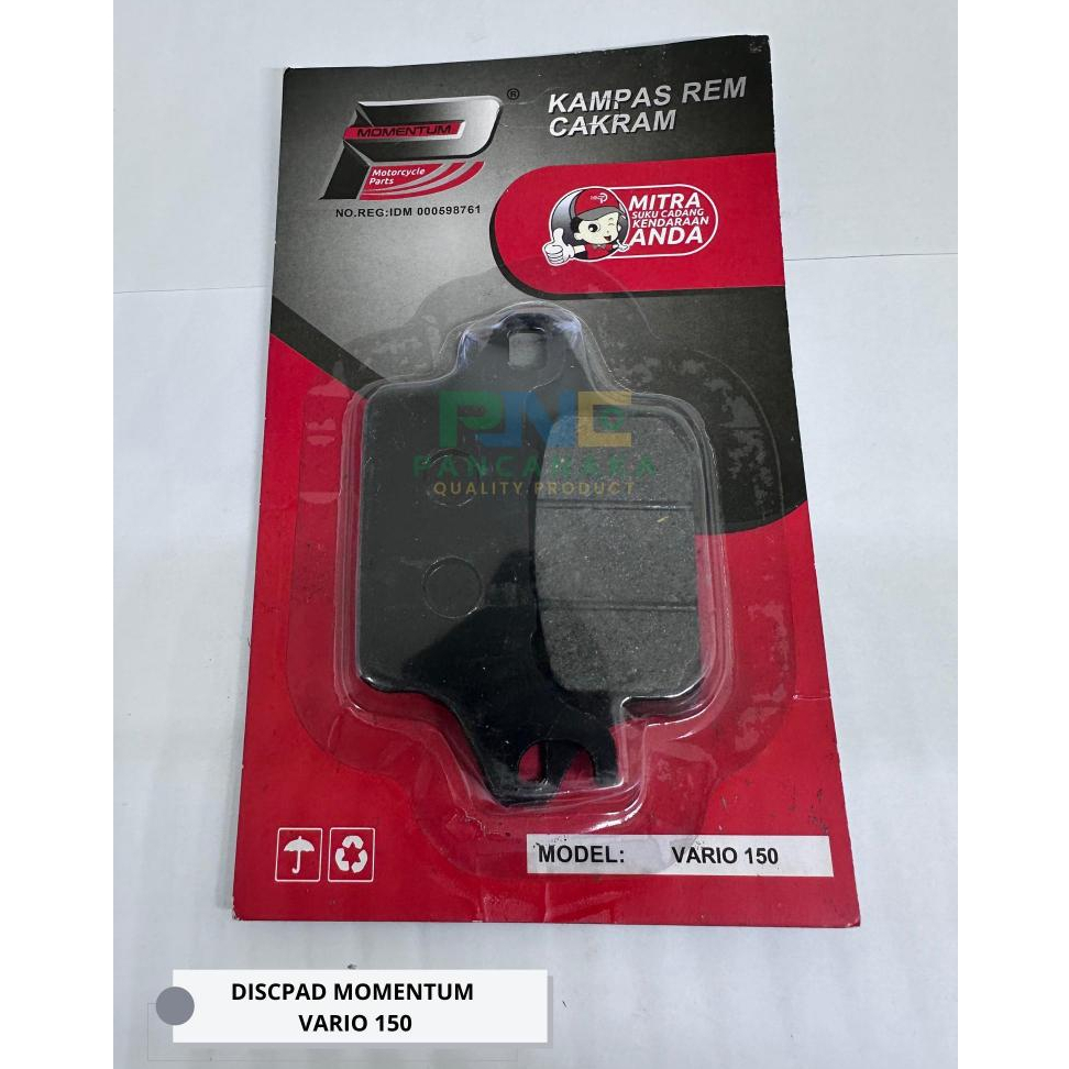 DISCPAD KAMPAS REM CAKRAM DEPAN VARIO LED VARIO 150 MOMENTUM