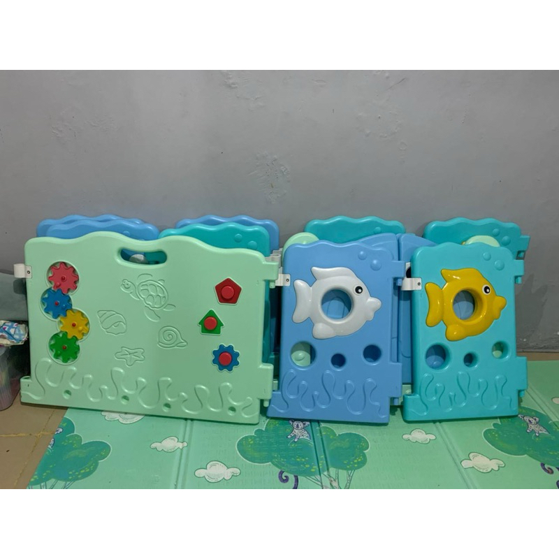 baby playpen labeille preloved