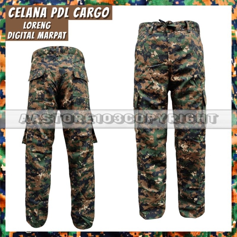CELANA PANJANG CARGO CAMO LORENG REGULER FIT CELANA LORENG KAMUFLASE MARPAT DISTRO CASUAL PRIA