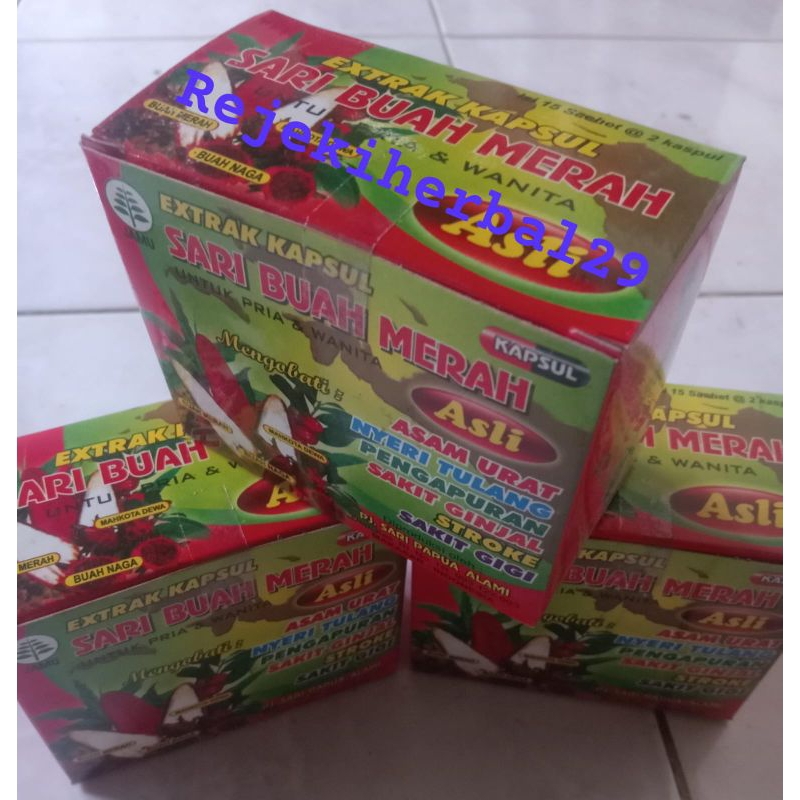 Kapsul Sari Buah Merah Original