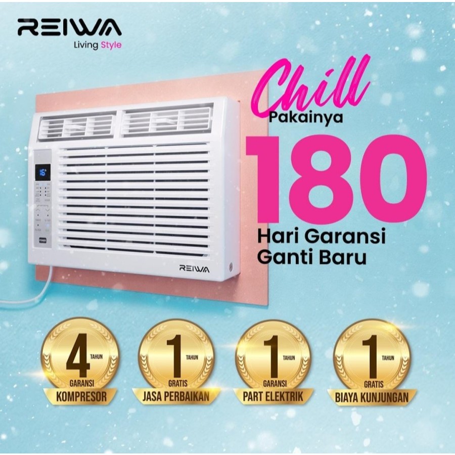 REIWA AC WINDOW 1/2PK