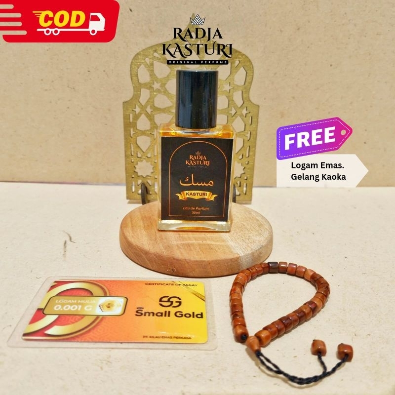 [Bonus Emas] Minyak Kasturi Asli Original Arab Parfum Sholat Tahan Lama