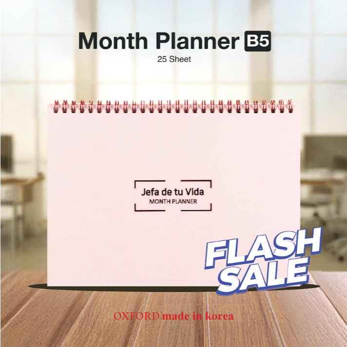 

PROMO Oxford Notebook Planner A5 Spiral Made In Korea - Buku Agenda/Agenda Bulanan/Note Jurnal