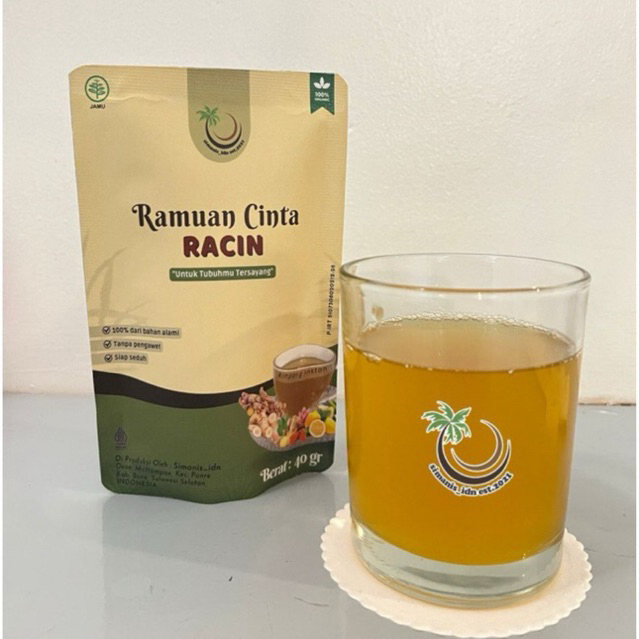 

RACIN (RAMUAN CINTA) / RAMUAN HERBAL / MINUMAN RIMPANG INSTANT / RAMUAN JSR