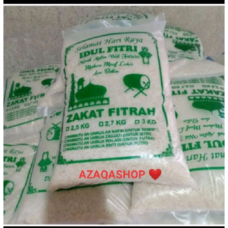 

Beras zakat 2.5kg/2.7kg/3kg