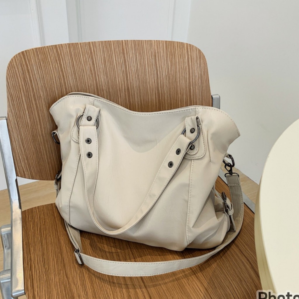 Tas Totebag Tas Bahu Wanita Ukuran Besar Untuk Kuliah Kerja Korean Style