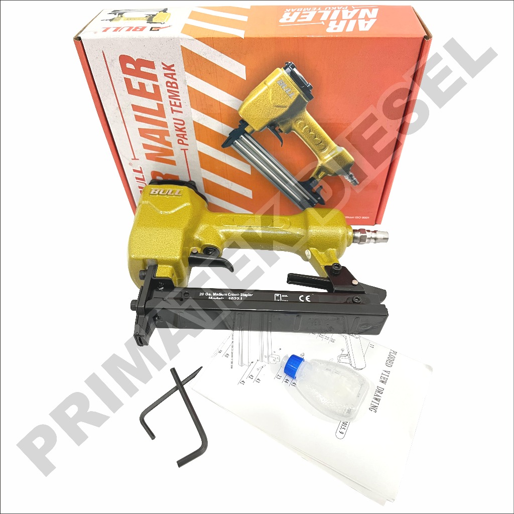 

Air Nailer Tipe U BULL 1022J / Mesin Staples Paku Tembak BULL 1022J - Paku Tembak Angin Stapler (BULL 1022J ANGIN)