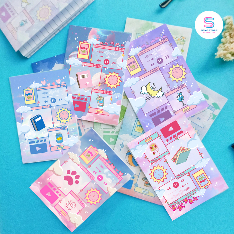 

Buku Kecil Aesthetic Scrapbook Notebook Mini A7 Buku Catatan Kecil Notes 8 Lembar Alat Tulis Sekolah