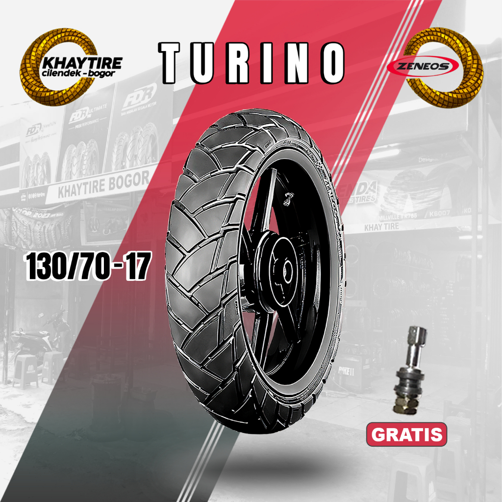 Ban Motor Touring ZENEOS TURINO 130/70 Ring 17 Tubeless