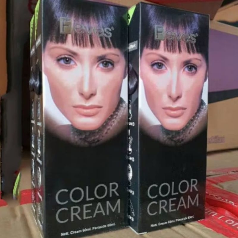 FEVES Hair Color 60mL // Semir Rambut Feves