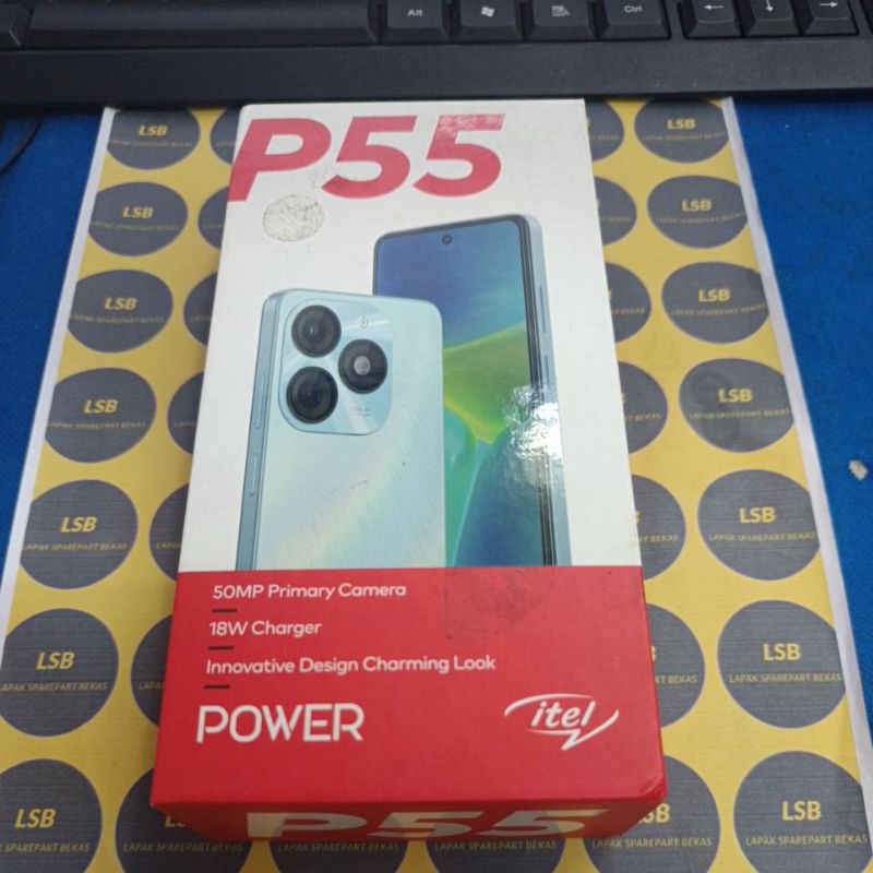 DUS BOX HANDPHONE ITEL P55  ORIGINAL BEKAS