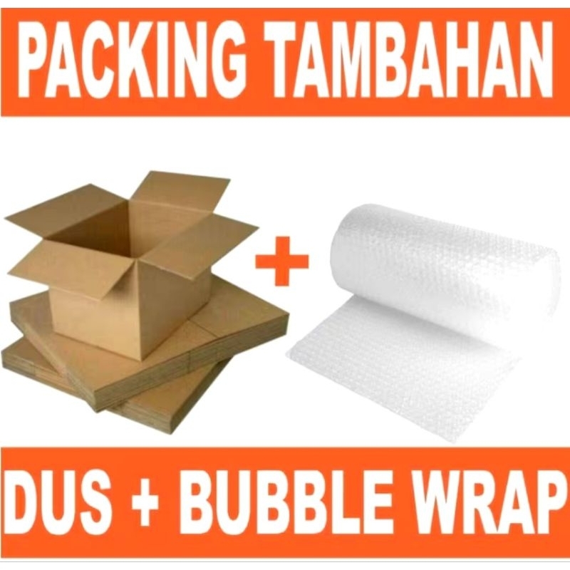 

EXTRA BUBBLE WRAP UNTUK PACKING LEBIH AMAN (TIDAK DIJUAL TERPISAH)