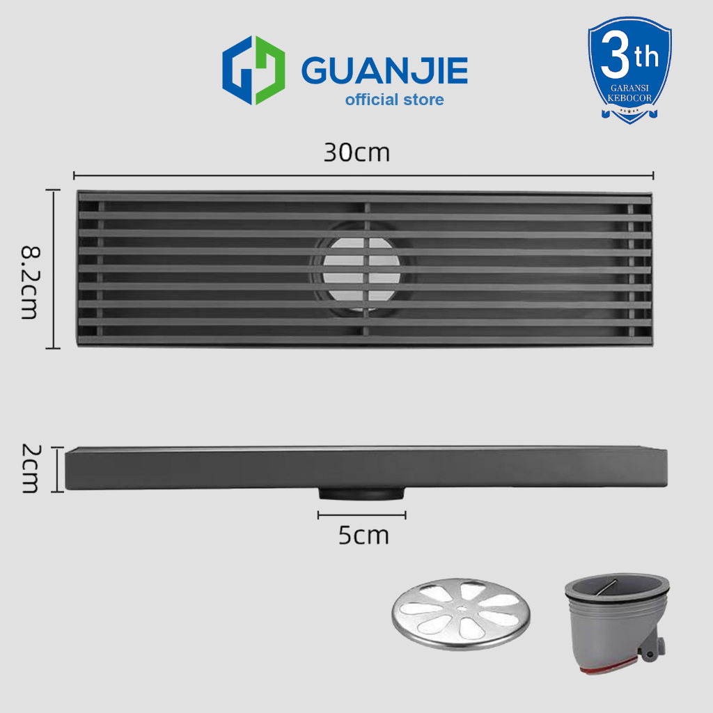 GUANJIE - Floor drain Stainless Anti Serangga Banjir Kecoa Got Kamar Mandi Anti Tikus SUS 304 Saring
