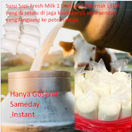 

Susu Sapi Fresh Milk 1 Liter dari Peternak Lokal yang di selalu di jaga kualitasnya saya sendiri yang langsung ke peternaknya