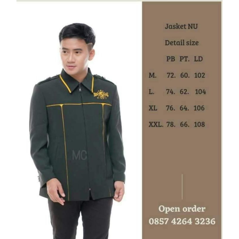 JASKET NU PREMIUM FREE TAMBHAN BORDIR FULL FURING