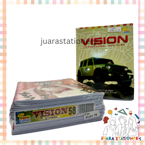 

(1220) Buku Tulis Vision 58 lembar (PAK) - Buku Tulis Buku Sekolah Buku 58 Lembar