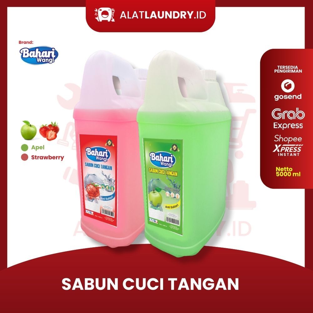 SABUN CAIR CUCI TANGAN MURAH 5L STRAWBERRY DAN APEL | SABUN CUCI TANGAN | CUCI TANGAN || SABUN CUCI 