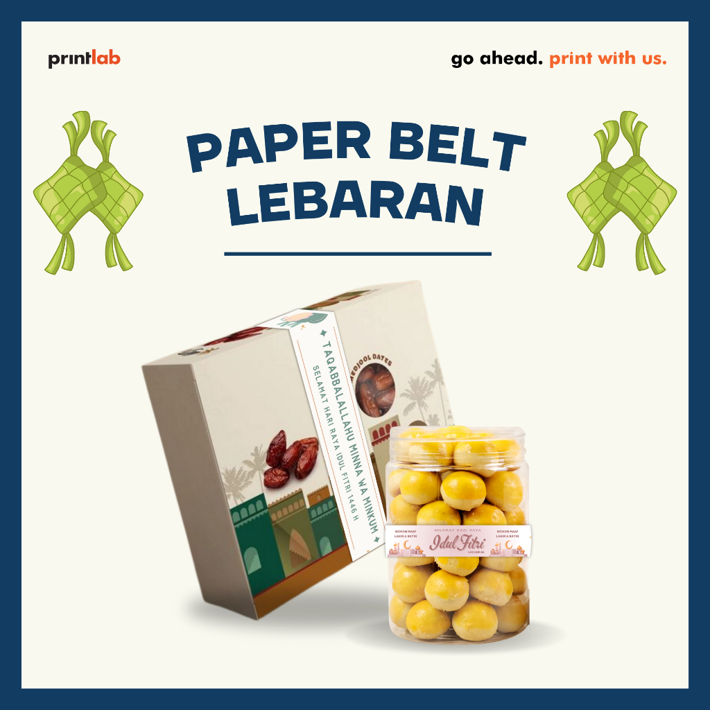 

PAPERBELT IDUL FITRI CUSTOM - PAPERBELT LEBARAN CUSTOM FREE DESIGN