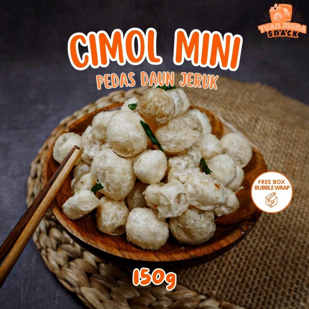 

Cimol Mini Pedas Daun Jeruk 150g Cemilan Snack Makanan Ringan