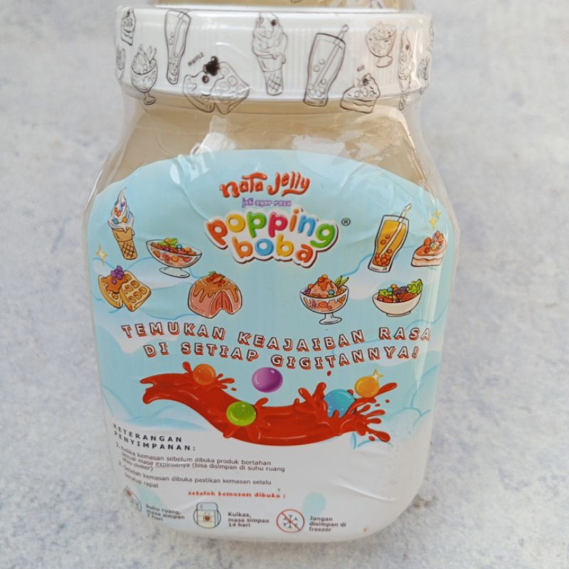 

Jelly Popping Boba Pecah Dimulut Nata Jeli