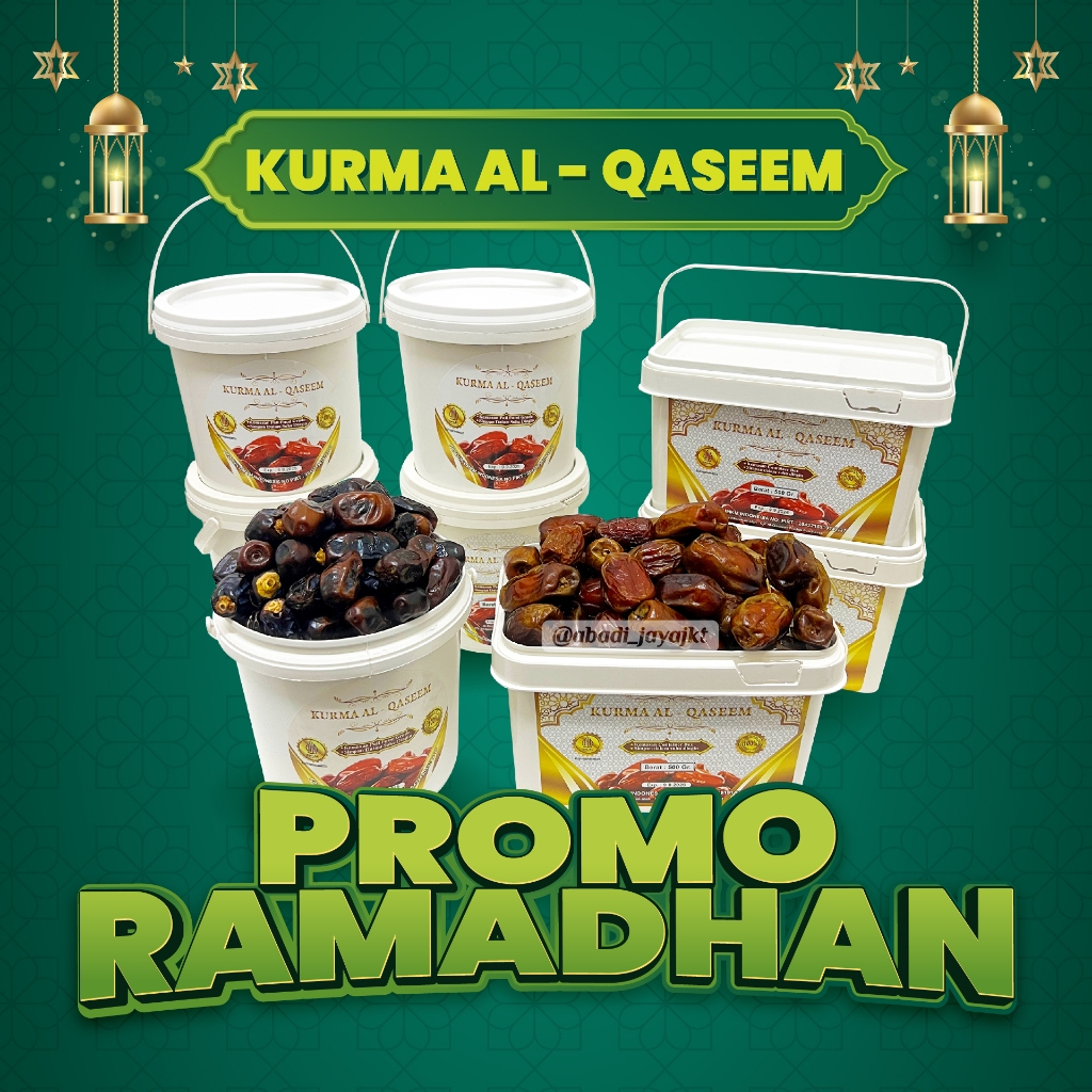

PROMO Ramadhan. Sale Beli 1 Gratis 1 Kurma AL-Qaseem / Kurma AL-Qaseem Lembut Manis Stok Terbatas