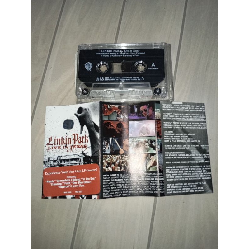kaset pita linkin park live in texas