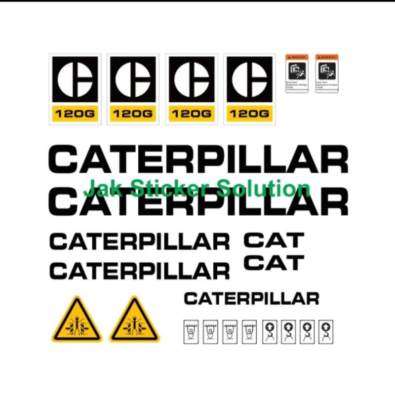 

Stiker Caterpillar 920G Decal Sticker Cat