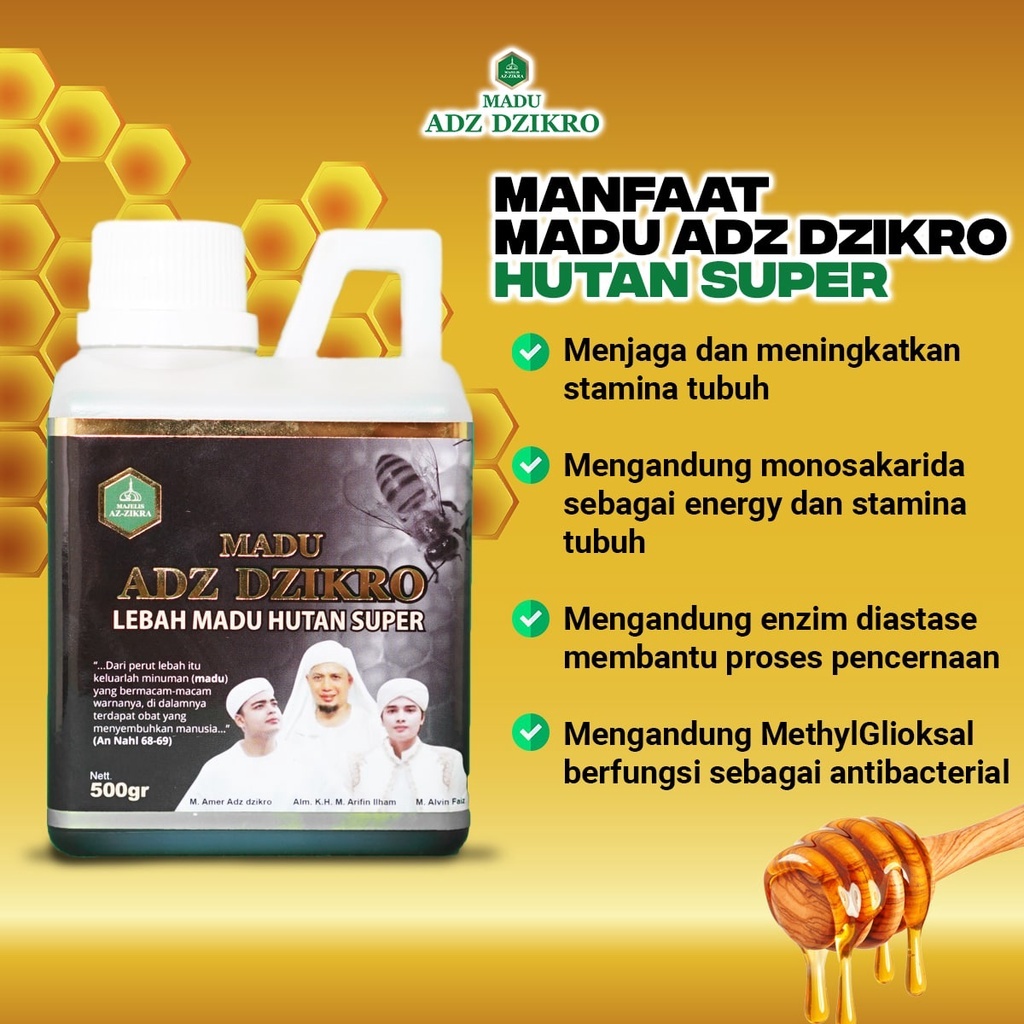 

ADZ DZIKRO - Madu Adz Dzikro Hutan Super 500 gram