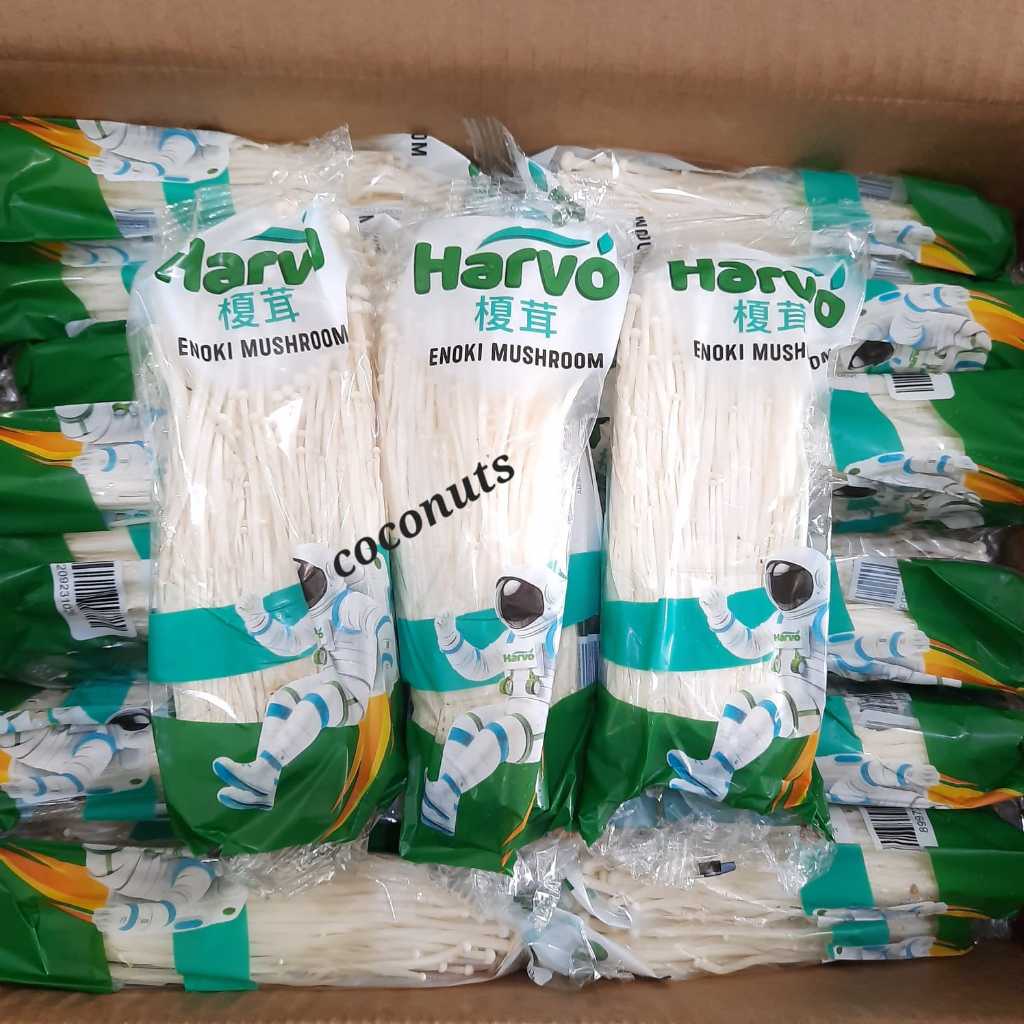 

Harvo Jamur Enoki 100gr Mushroom Premium Fresh