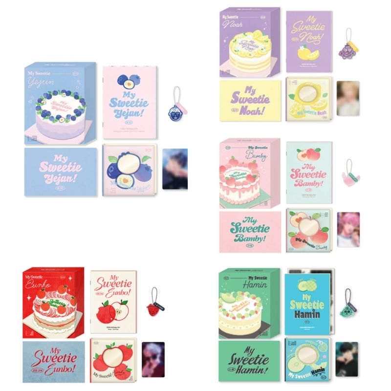 [READY] FULLSET BIRTHDAY KIT 2024 PLAVE YEJUN NOAH BAMBY EUNHO HAMIN MY SWEETIE BDAY DAY PC PHOTOCAR
