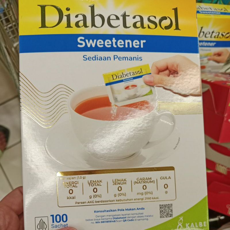 

diabetasol isi 100sachet
