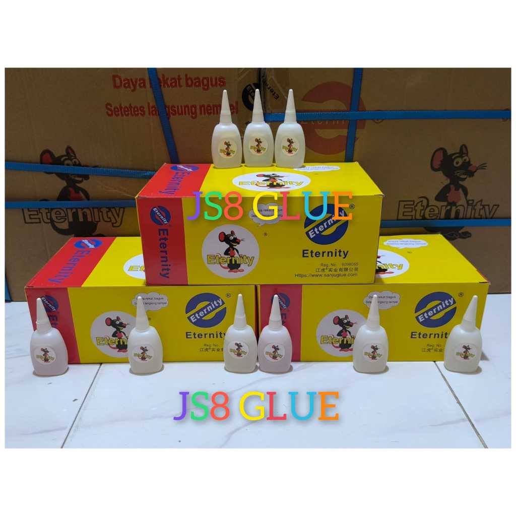 

JS8 GLUE ETERNITY LEM KOREA SUPER JUMBO TIKUS ORIGINAL 40GR 80 PCS