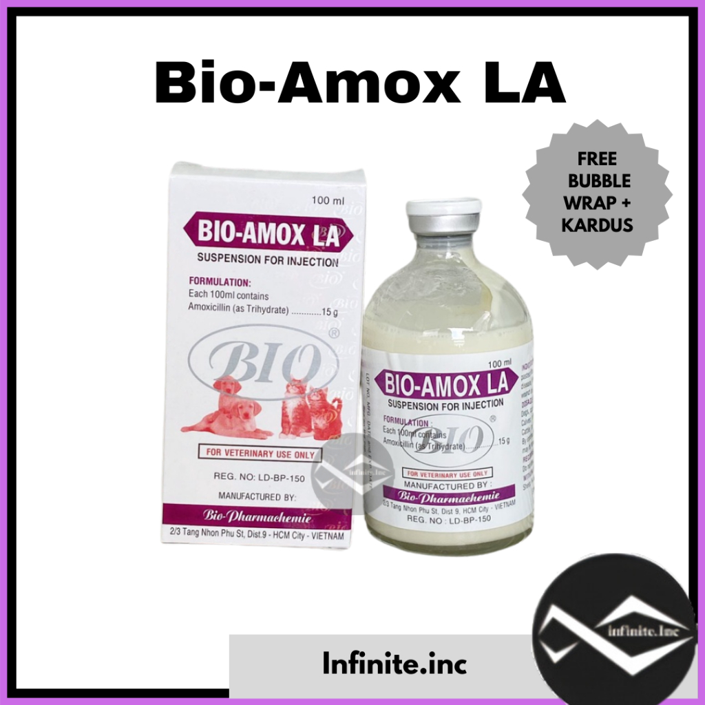 Bio Amox LA 100 ml mirip Longamox Betamox 100ml