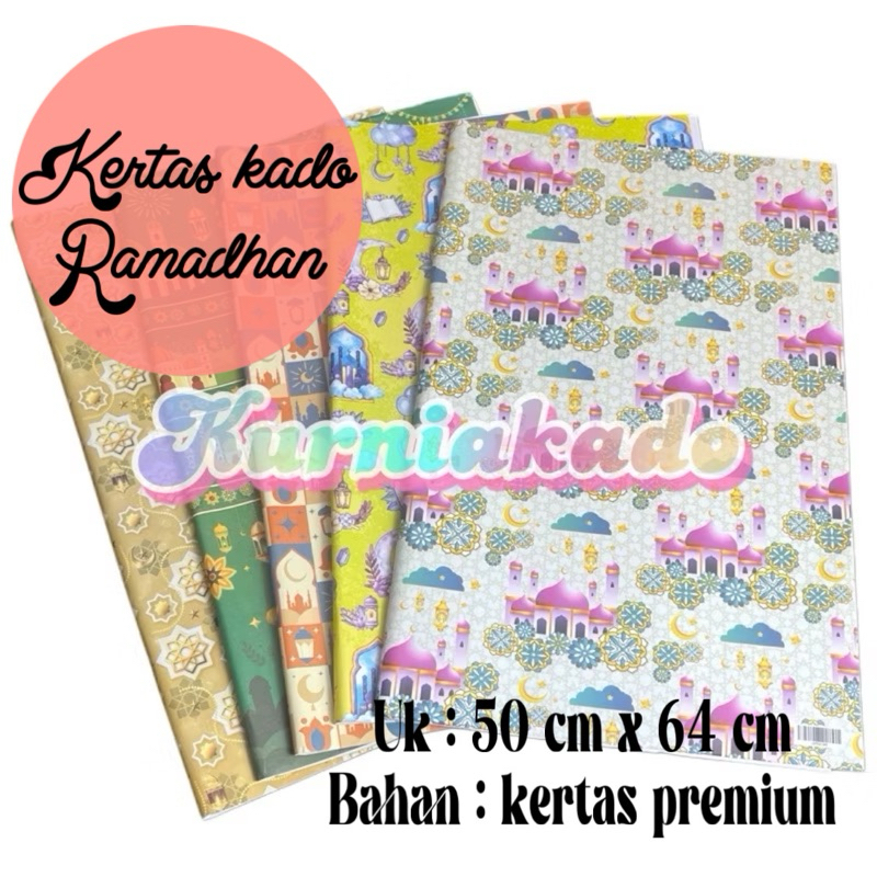 

Kertas Kado Motif Idul Fitri Kertas Kado Motif Islam Satuan lebaran 2025 kurnia kado