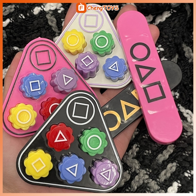 FChengTOYS Gonggi Toy Set Korea Khas Mainan / Mainan Squid Game 2 Board Game Anak