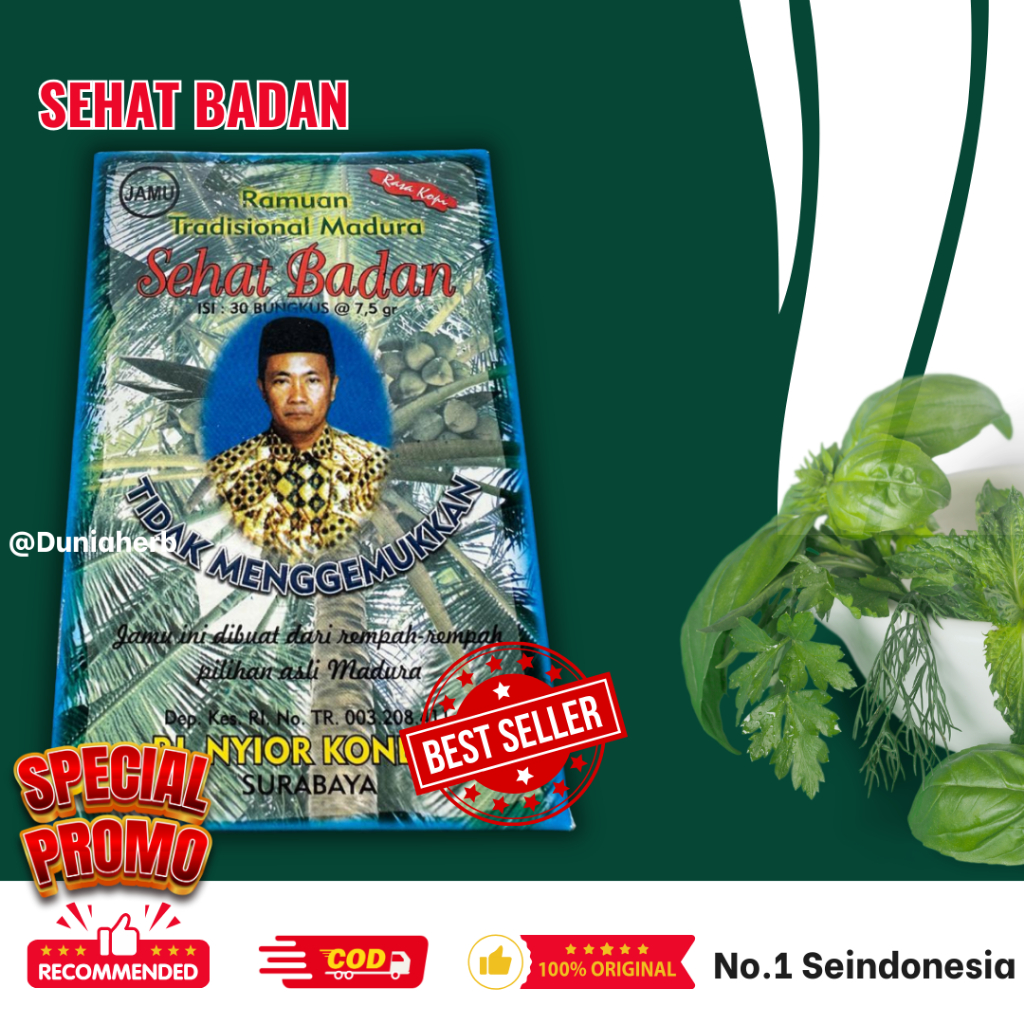 

Jamu Tradisional Sehat Badan 30 Sachet Original